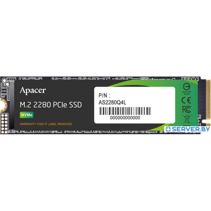 SSD Apacer AS2280Q4L 1TB AP1TBAS2280Q4L-1. Фото 1