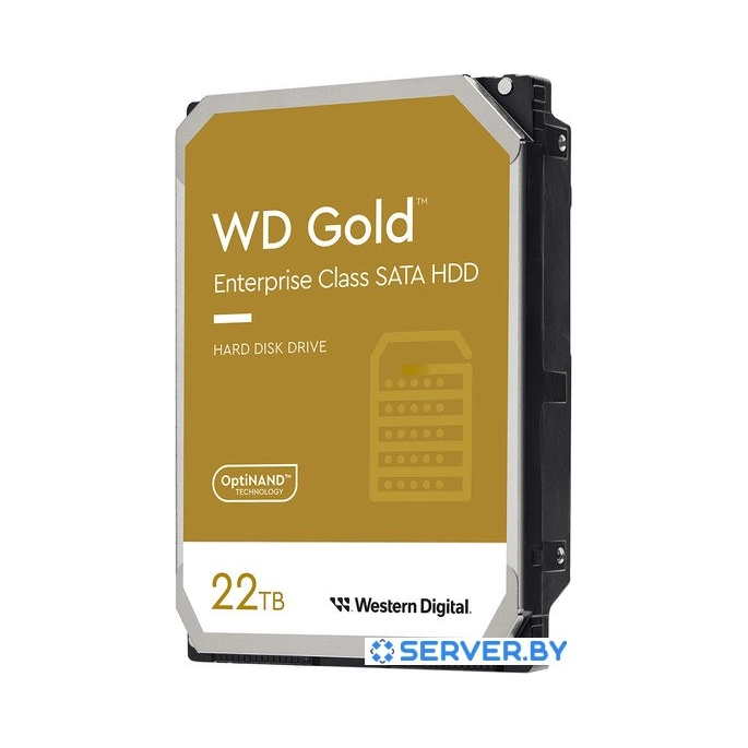 Жесткий диск WD Gold 22TB WD221KRYZ. Фото 1