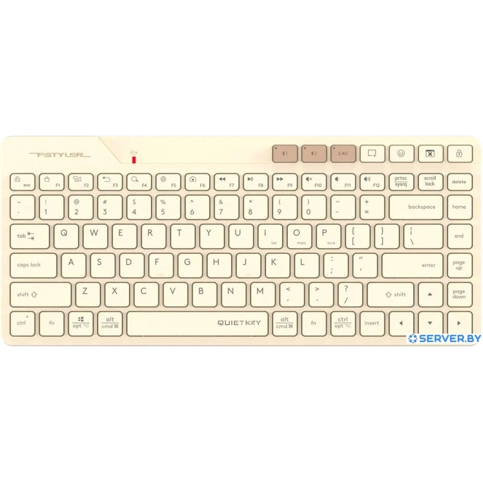 Клавиатура A4Tech Fstyler FBK26C AS (бежевый). Фото 1