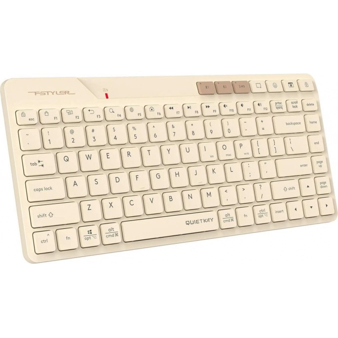 Клавиатура A4Tech Fstyler FBK26C AS (бежевый). Фото 2