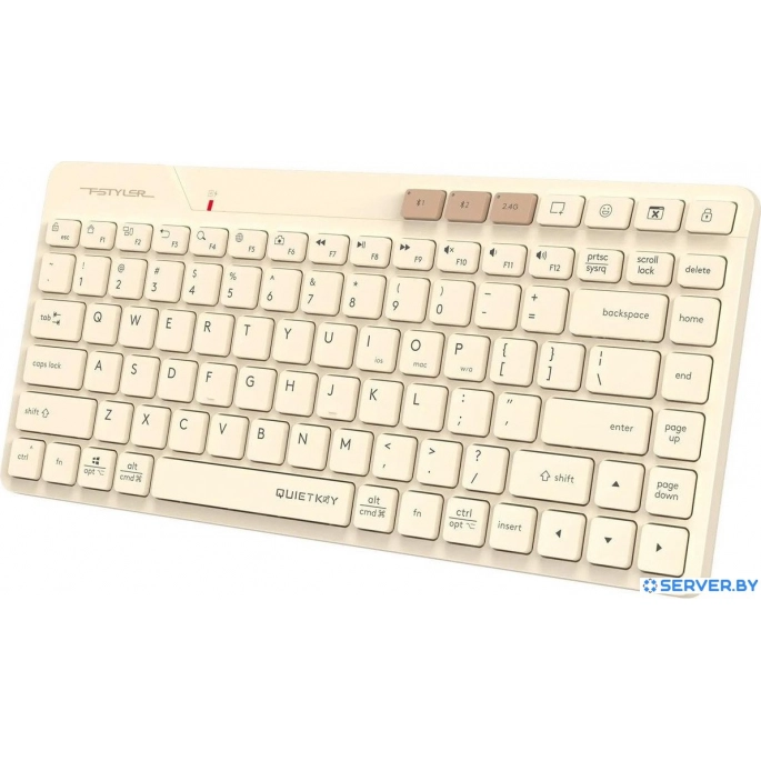 Клавиатура A4Tech Fstyler FBK26C AS (бежевый). Фото 3