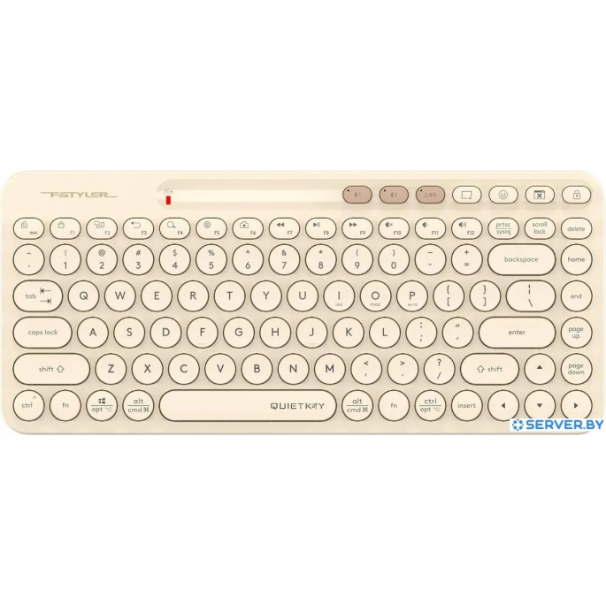 Клавиатура A4Tech Fstyler FBK36C AS (бежевый). Фото 1