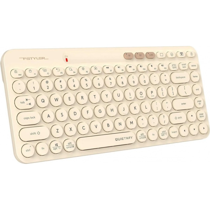 Клавиатура A4Tech Fstyler FBK36C AS (бежевый). Фото 2