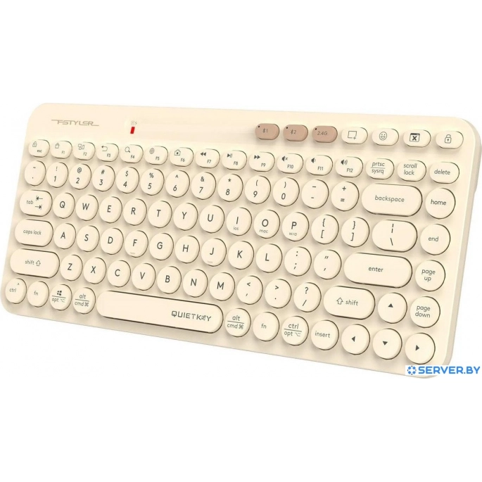 Клавиатура A4Tech Fstyler FBK36C AS (бежевый). Фото 3