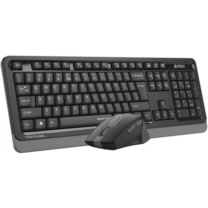 Офисный набор A4Tech Fstyler FGS1035Q (черный/серый). Фото 3