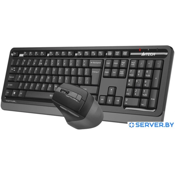 Офисный набор A4Tech Fstyler FGS1035Q (черный/серый). Фото 4