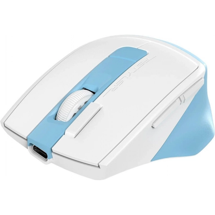 Мышь A4Tech Fstyler FG45CS Air2 (белый/голубой). Фото 2