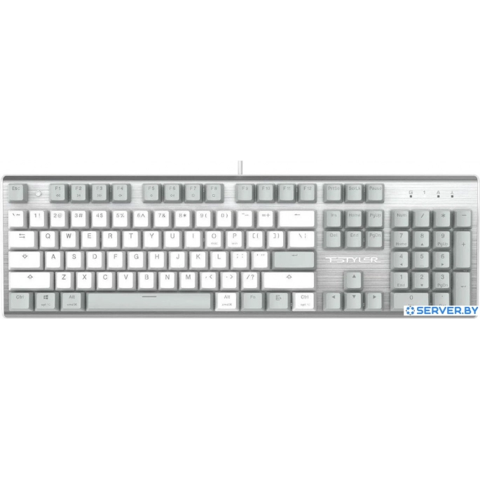 Клавиатура A4Tech Fstyler FS100 Neon (серебристый/серый). Фото 2