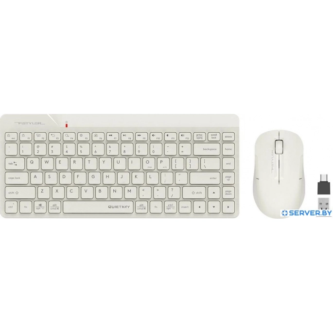 Офисный набор A4Tech Fstyler FG2200 Air2 (бежевый). Фото 2