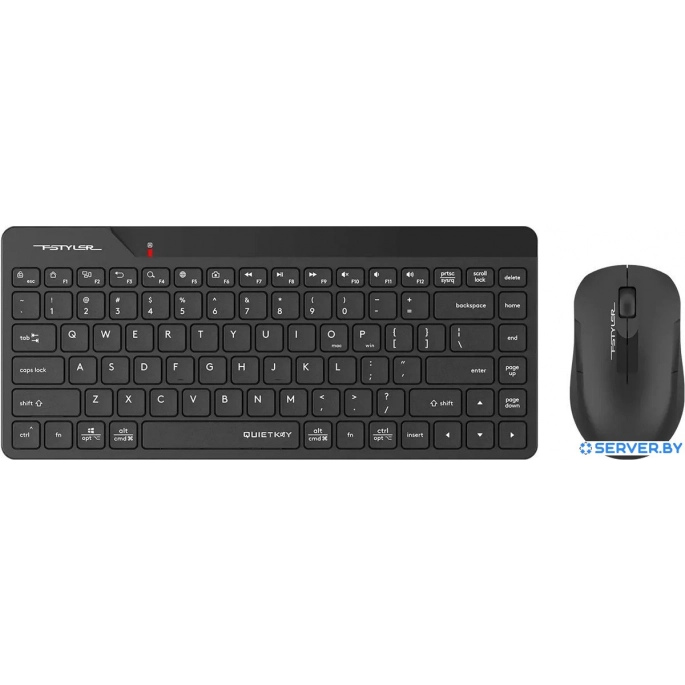 Офисный набор A4Tech Fstyler FG2200 Air2 (черный). Фото 1