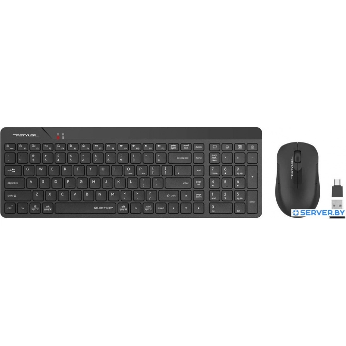 Офисный набор A4Tech Fstyler FG2300 Air2 (черный). Фото 2