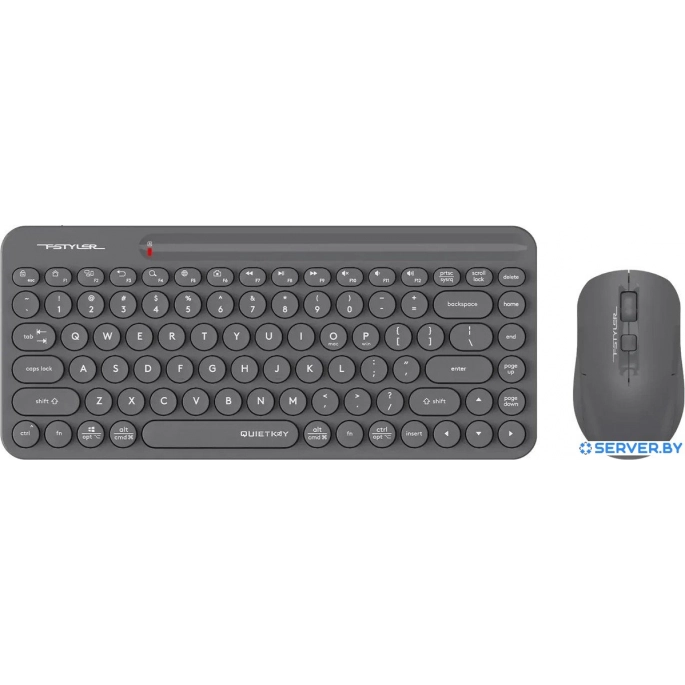 Офисный набор A4Tech Fstyler FG3200 Air2 (серый). Фото 1