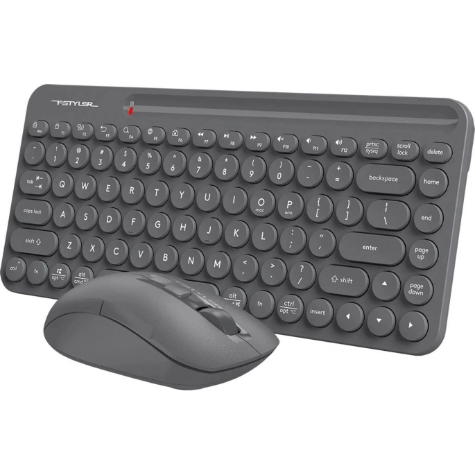 Офисный набор A4Tech Fstyler FG3200 Air2 (серый). Фото 4