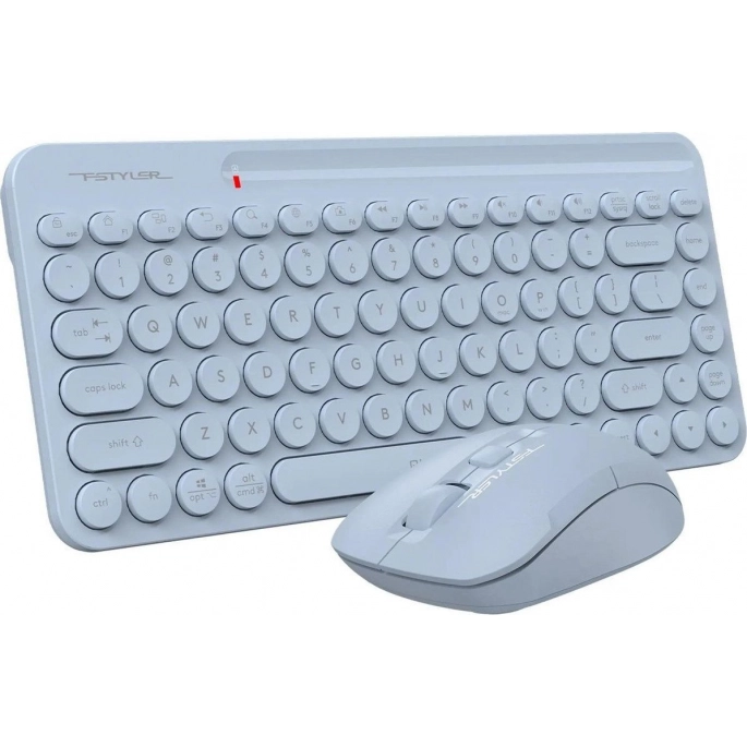 Офисный набор A4Tech Fstyler FG3200 Air2 (синий). Фото 3
