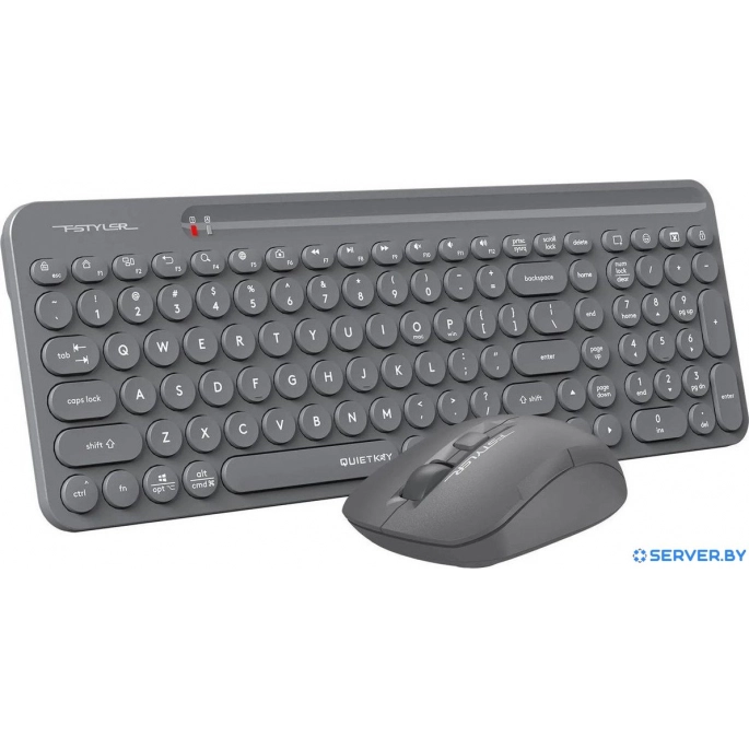 Офисный набор A4Tech Fstyler FG3300 Air2 (серый). Фото 3