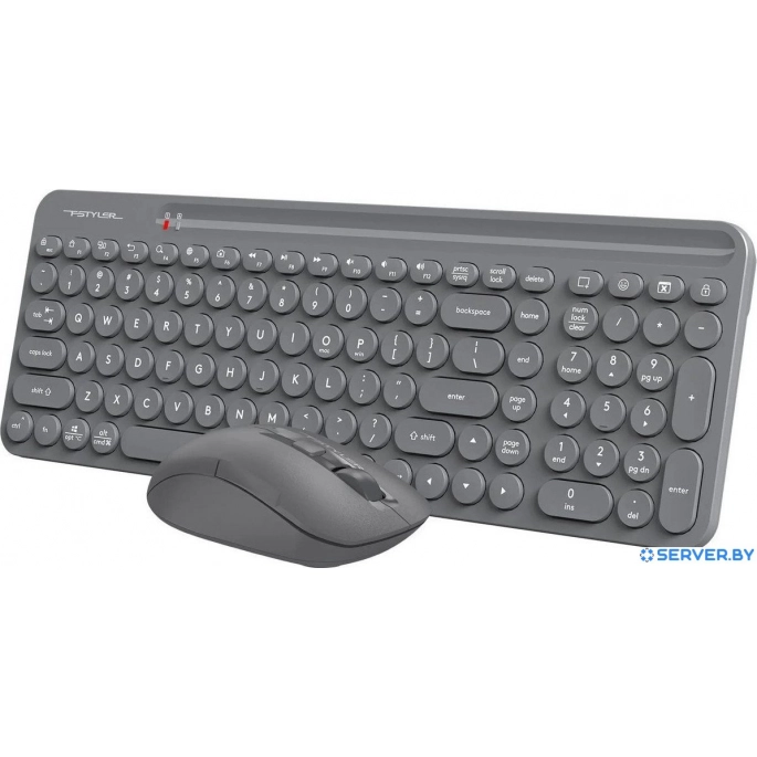 Офисный набор A4Tech Fstyler FG3300 Air2 (серый). Фото 4