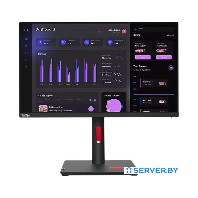 Монитор Lenovo ThinkVision T24i-30 63CFMATXUK. Фото 1