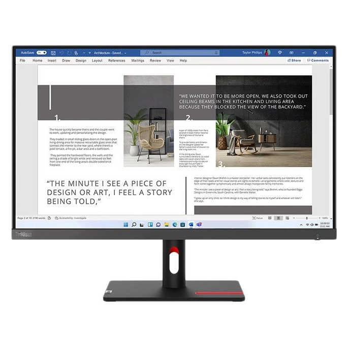 Монитор Lenovo ThinkVision S27i-30 63DFKAT4UK. Фото 1