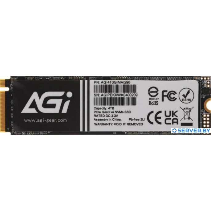 SSD AGI AI298 2TB AGI4T0GIMAI298. Фото 1