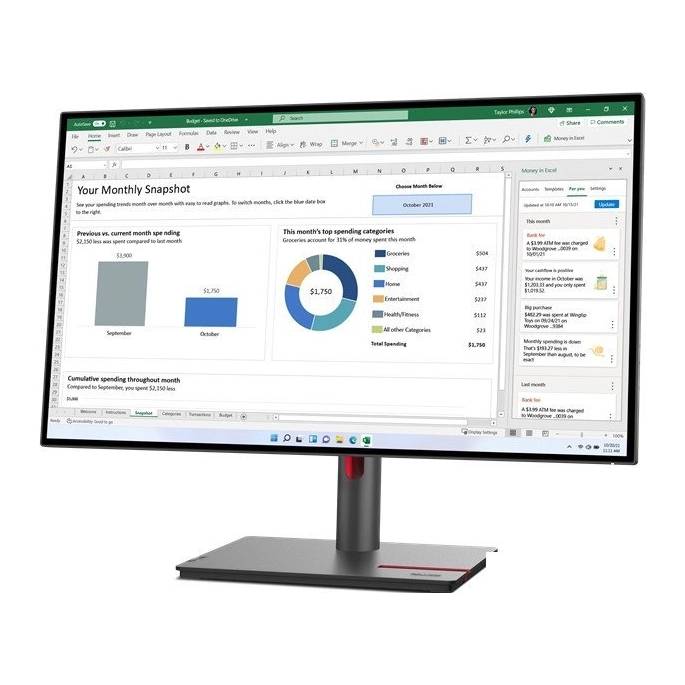 Монитор Lenovo ThinkVision P27h-30 63A1GAT1EU. Фото 2