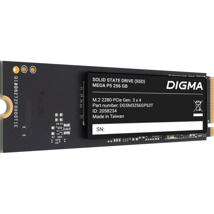 SSD Digma Mega P5 256GB DGSM3256GP53T. Фото 5