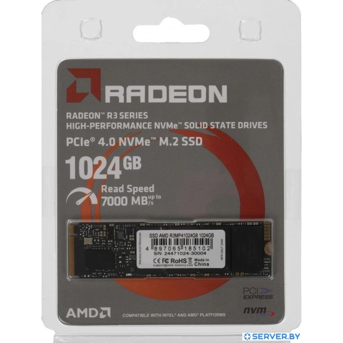 SSD AMD Radeon R3 1TB R3MP41024G8. Фото 4
