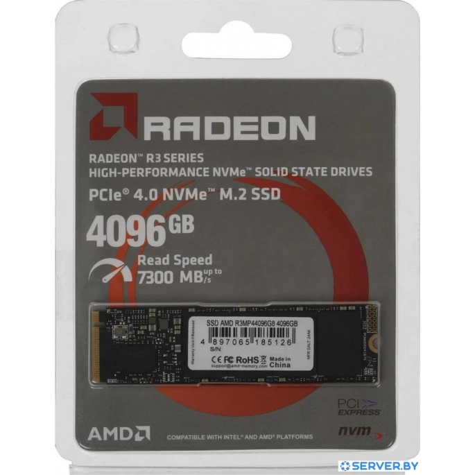 SSD AMD Radeon R3 4TB R3MP44096G8. Фото 3