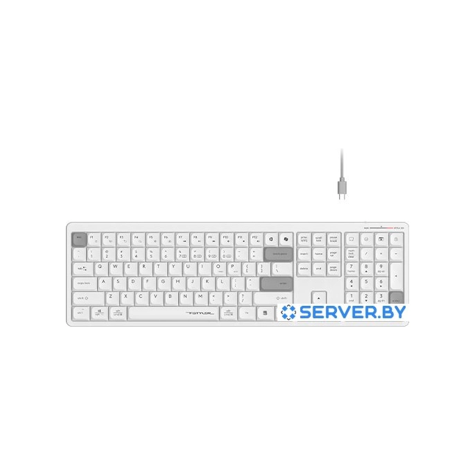 Клавиатура A4Tech Fstyler FBX55C (белый). Фото 1
