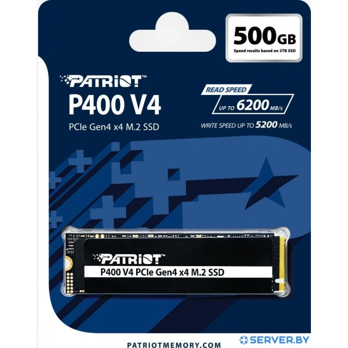 SSD Patriot P400 V4 500GB P400VP500GM28H. Фото 5