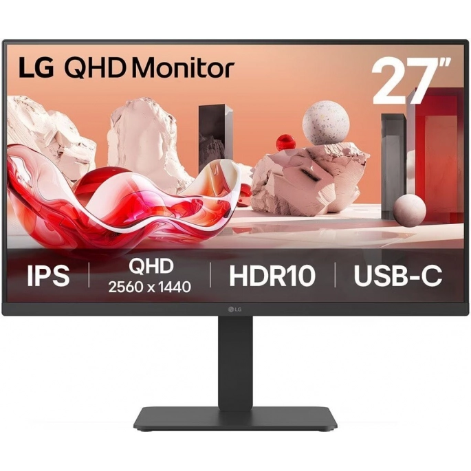 Монитор LG 27BA65QB-B. Фото 1
