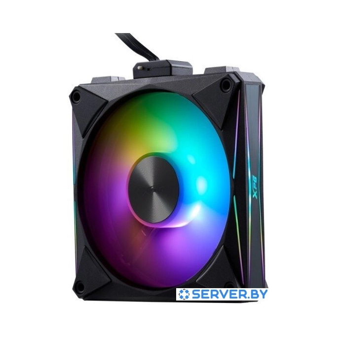 Комплект вентиляторов для корпуса с контроллером ADATA XPG Hurricane MAG 120 ARGB PWM (черный). Фото 2