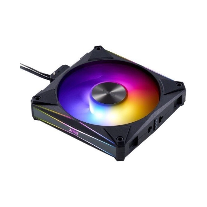 Комплект вентиляторов для корпуса с контроллером ADATA XPG Hurricane MAG 120 ARGB PWM (черный). Фото 3