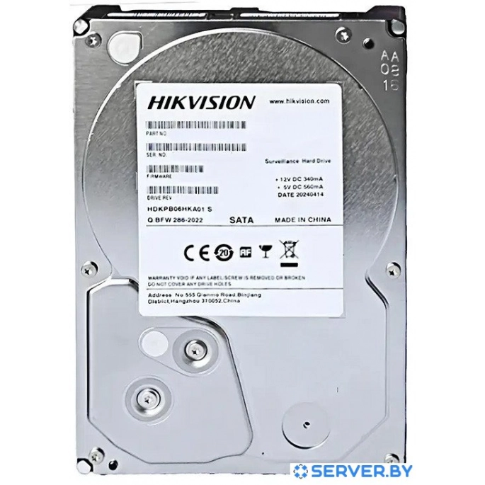 Жесткий диск Hikvision DS60HKVS-VX1 6TB. Фото 1