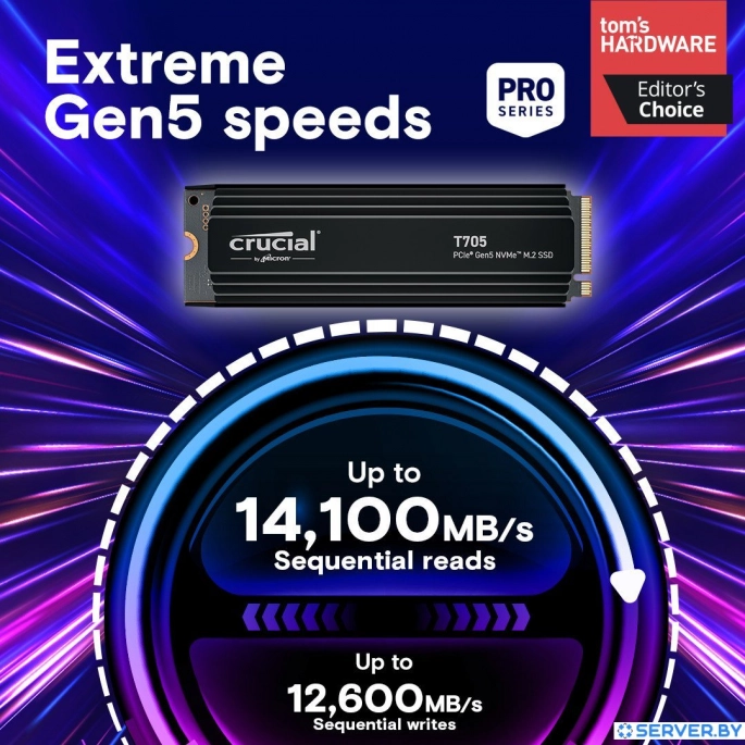 SSD Crucial T705 4TB CT4000T705SSD5. Фото 2