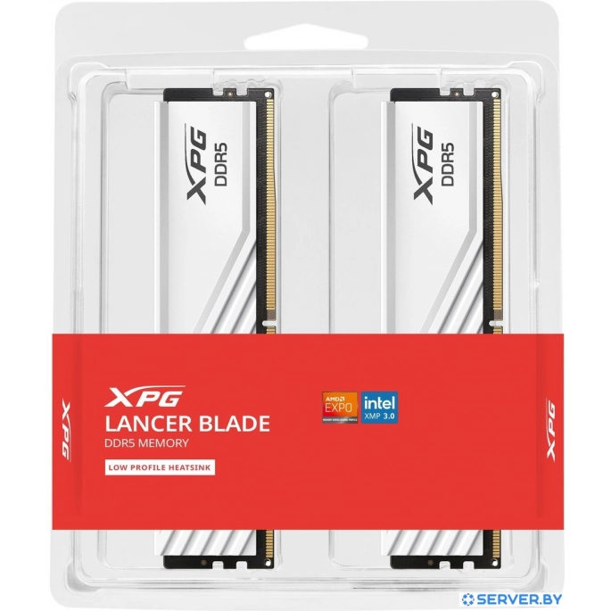 Оперативная память ADATA XPG Lancer Blade 2x32ГБ DDR5 5600 МГц AX5U5600C4632G-DTLABWH. Фото 4