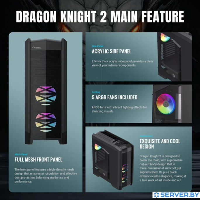 GameMax Dragon Knight 2 (черный). Фото 3