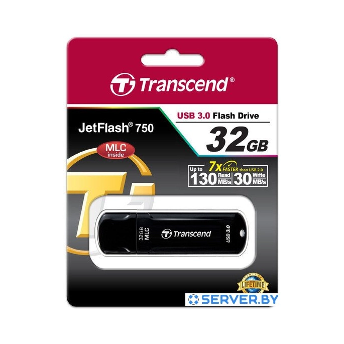 USB Flash Transcend JetFlash 750 32GB (TS32GJF750K). Фото 5