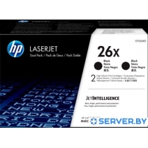Картридж HP 26X 2-pack CF226XD