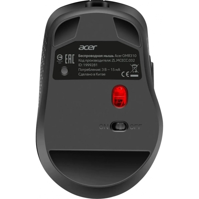 Мышь Acer OMR310 (черный). Фото 3