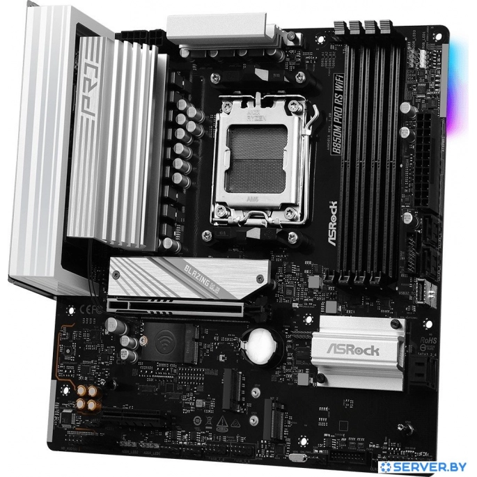 Материнская плата ASRock B850M Pro RS WiFi. Фото 4