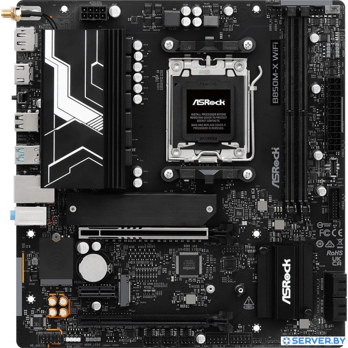 Материнская плата ASRock B850M-X WiFi R2.0. Фото 1