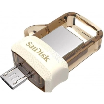 USB Flash SanDisk Ultra Dual M3.0 64GB (золотистый)