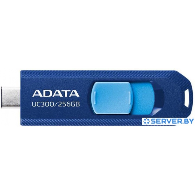 USB Flash ADATA UC300 256GB (синий/голубой). Фото 1