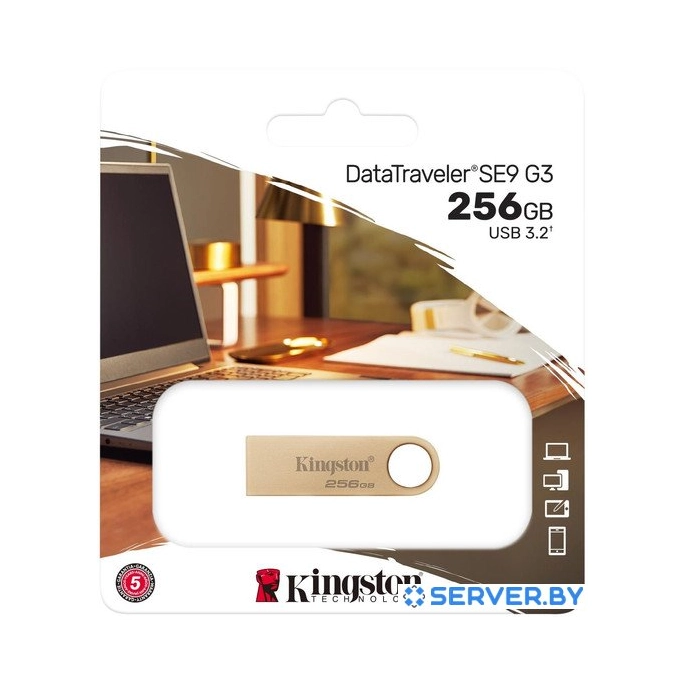 USB Flash Kingston DataTraveler SE9 G3 256B DTSE9G3/256GB. Фото 3