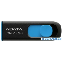 USB Flash ADATA DashDrive UV128 512GB (черный/синий)