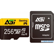 Карта памяти AGI TF138 Supreme microSDXC 256GB AGI256GGSTF138 (с адаптером)