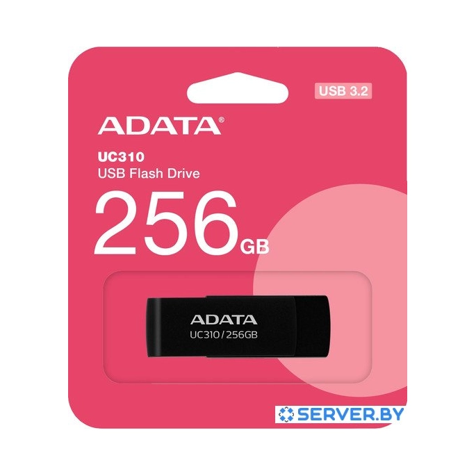 USB Flash ADATA UC310-256G-RBK 256GB (черный). Фото 4