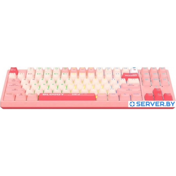 Клавиатура A4Tech Bloody S87 Energy Pink (Bloody BLMS Red Plus). Фото 3