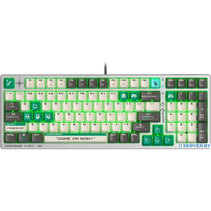 Клавиатура A4Tech Bloody S98 Pixels Green (Bloody BLMS Red Plus, нет кириллицы). Фото2