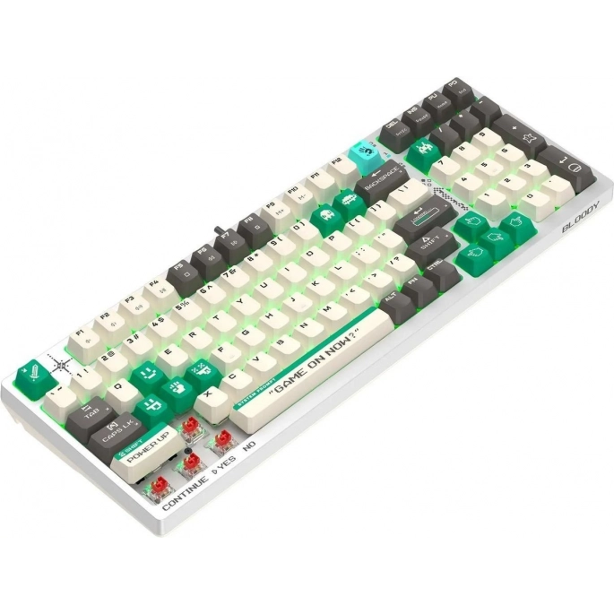 Клавиатура A4Tech Bloody S98 Pixels Green (Bloody BLMS Red Plus, нет кириллицы). Фото3